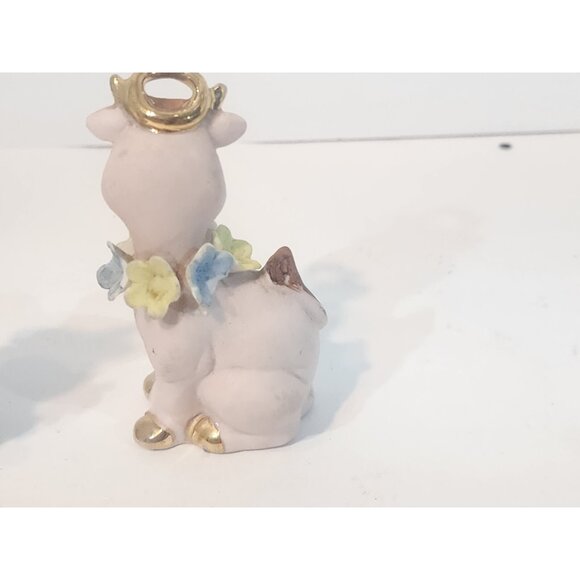 VINTAGE Napco Holy Cow Pink Salt & Pepper Shakers H Newhauser - JAPAN - Picture 8 of 11